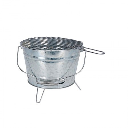Comprar Barbacoa Cubo Zinc Con Parrilla 27 Cm  Bbq 50021 al Mejor Precio