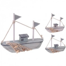 Comprar Barco Madera 16X14 Cm Surtido  Importacion 17206 al Mejor Precio