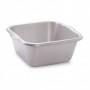 Comprar Barreño Cuadrado 6 L Plata  Plasticforte 35260 al Mejor Precio