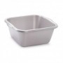 Comprar Barreño Cuadrado 6 L Plata  Plasticforte 35260 al Mejor Precio