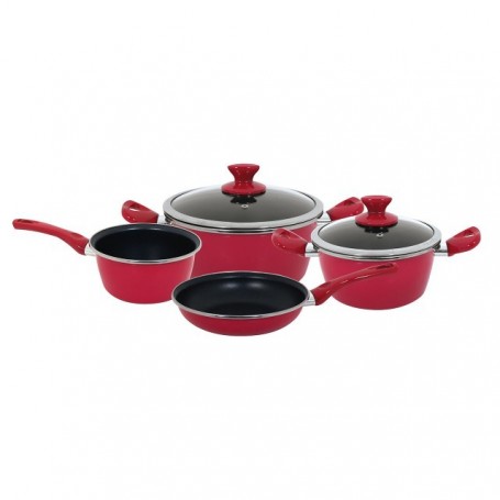 Comprar Bateria Fit Roja 7 Elementos 4 Piezas  Magefesa 2104 al Mejor Precio