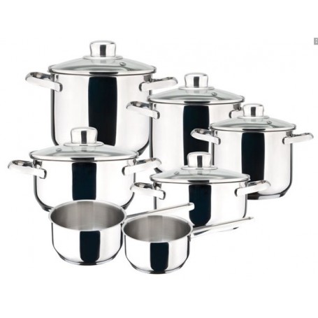 Comprar Bateria Inoxidable Dux 7 Piezas 12 Elementos  Magefesa 2207 al Mejor Precio