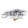 Comprar Bateria Tapa Vidrio Otawa 13 Elementos 8 Piezas  Arcuisine 1502 al Mejor Precio