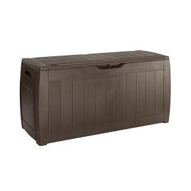 Comprar Baul Marron Hollywood Grain 117,5X45X57,3 Cm  Keter 31055 al Mejor Precio