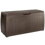 Comprar Baul Marron Hollywood Grain 117,5X45X57,3 Cm  Keter 31055 al Mejor Precio