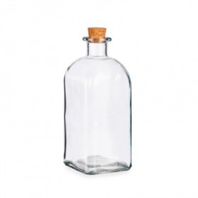 Comprar Botella Frasca Vidrio + Tapon 1 Litro  Vivalto 20448 al Mejor Precio