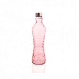 Comprar Botella Vidrio Con Tapa Line Rosa 1 L  Quid 1050 al Mejor Precio