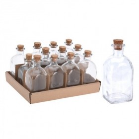 Comprar Botella Vidrio Tapon Corcho 120 Ml  Importacion 20399 al Mejor Precio