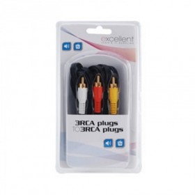 Comprar Cable 3Rca/3Rca Blister Excellent 806009 al Mejor Precio