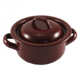 Comprar Cacerola Esmalte Marron 30 Cm  Wurko 119259 al Mejor Precio