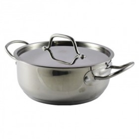 Comprar Cacerola Profesional Inoxidable 24 Cm  Wurko 172202 al Mejor Precio