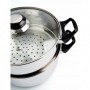 Comprar Cacerola Vapor Inoxidable Tapa Vidrio 22 Cm  Quid 1507 al Mejor Precio