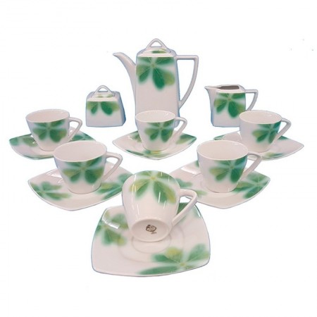 Comprar Cafe 27 Piezas Nova Trebol Verde Juego Santa Clara 322029 al Mejor Precio