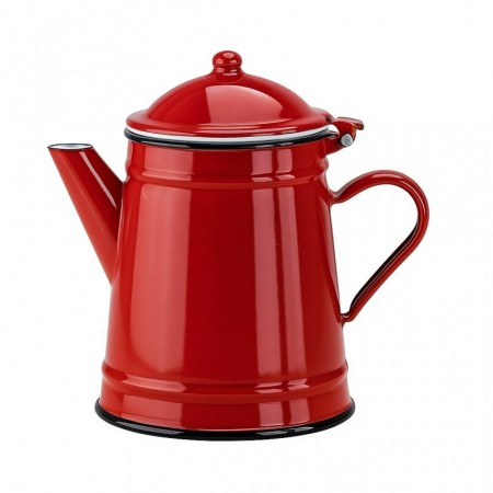 Comprar Cafetera Conica Roja 1 L18X18 Cm  Ibili 12002 al Mejor Precio
