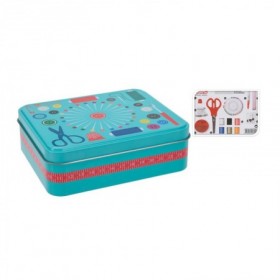 Comprar Caja Metalica Costura + Accesorios 15X12X4Cm  Importacion 19066 al Mejor Precio