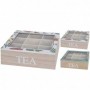 Comprar Caja Te Madera Decorado Flores  Importacion 24019 al Mejor Precio