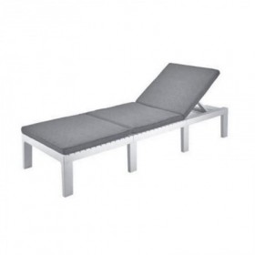 Comprar Cama Resina Haiti Blanca + Cojin  Progarden 206589 al Mejor Precio