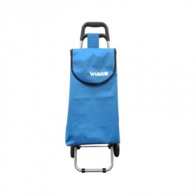 Comprar Carro Compra Compra 2 Ruedas Azul  Wurko 84401 al Mejor Precio
