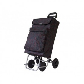 Comprar Carro Compra Compra 4 Ruedas Termo Negro Jaspeado  Delta Home 84248 al Mejor Precio