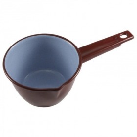 Comprar Cazo Esmalte Marron Con Pico 16 Cm  Wurko 119269 al Mejor Precio