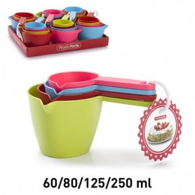 Comprar Cazos Medidores 4 Piezas Surtidos Lote 4 Plasticforte 35141 al Mejor Precio