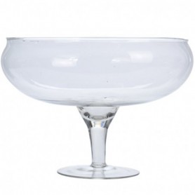 Comprar Centro Mesa Copa Vidrio 27X19 Cm  Importacion 20405 al Mejor Precio