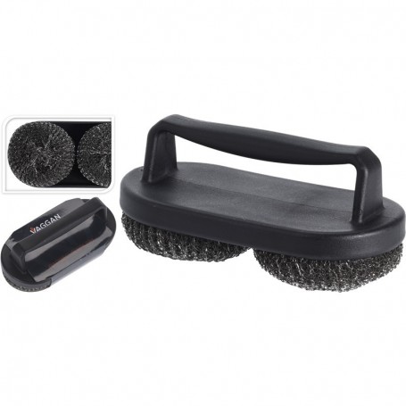 Comprar Cepillo Barbacoa Asa 2 Estropajos  Vaggan 50041 al Mejor Precio