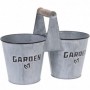 Comprar Cesta Macetero Zinc 26X21 Cm  Importacion 143988 al Mejor Precio