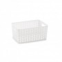 Comprar Cesta Mimbre 33X22 Cm 10 Litros Blanca  Plasticforte 35177 al Mejor Precio