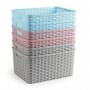 Comprar Cesta Mimbre 38,5X28,5X19 Cm Surtidas  Plasticforte 35131 al Mejor Precio