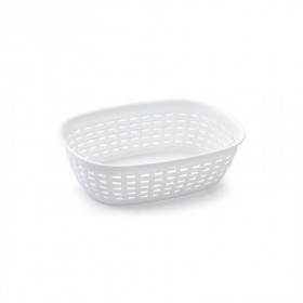 Comprar Cesta Panera Rattan Blanca  Plasticforte 35135 al Mejor Precio