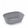 Comprar Cesta Rattan Multiusos Gris  Plasticforte 35273 al Mejor Precio