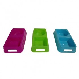 Comprar Comedero Doble 28X15 Cm 452  Heidrun 33081 al Mejor Precio