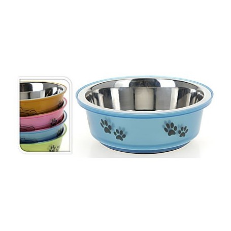 Comprar Comedero Inoxidable Colores 14 Cm  Importacion 210033 al Mejor Precio