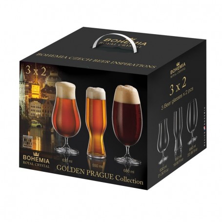 Comprar Copas Cerveza Beer 3X2 Piezas Estuche 6 Bohemia 101445 al Mejor Precio