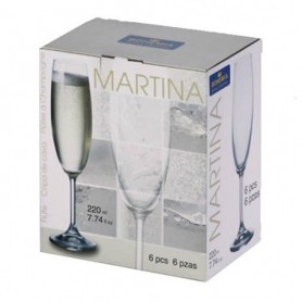 Comprar Copas Martina Flauta 22 Cl Estuche 6 Bohemia 101401 al Mejor Precio