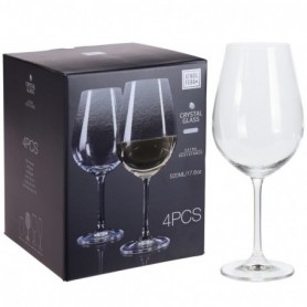 Comprar Copas Vino 520 Ml Crystal Glass Juego 4 Atmosfera 20430 al Mejor Precio