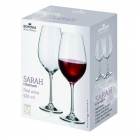 Comprar Copas Vino Sarah 520 Ml 2 Piezas Estuche 2 Bohemia 101443 al Mejor Precio