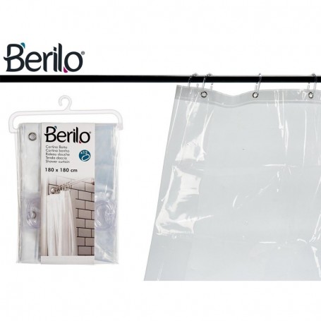 Comprar Cortina Baño Transparente 180 Cm 30515  Berilo 15060 al Mejor Precio