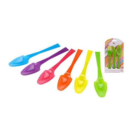 Comprar Cuberteria 18 Piezas Plastico Surtida Blister Excellent 20076 al Mejor Precio