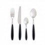 Comprar Cuberteria Black Look 24 Piezas  Quid 1597 al Mejor Precio