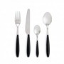 Comprar Cuberteria Black Look 24 Piezas  Quid 1597 al Mejor Precio
