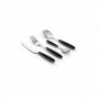 Comprar Cuberteria Black White 24 Piezas 6 Servicios  Quid 1581 al Mejor Precio