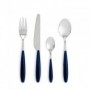 Comprar Cuberteria Dark Blue Look 24 Piezas  Quid 1571 al Mejor Precio