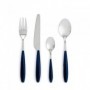 Comprar Cuberteria Dark Blue Look 24 Piezas  Quid 1571 al Mejor Precio