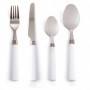 Comprar Cuberteria Habitat Blanca + Bandeja 16 Piezas  Quid 1569 al Mejor Precio
