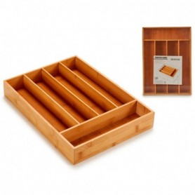 Comprar Cubertero Bambu 35,5X25,5X5 Cm  Arteregal 15028 al Mejor Precio