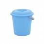 Comprar Cubo Basura 16 L Con Tapa Azul  Plastiken 245122 al Mejor Precio