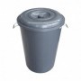 Comprar Cubo Basura Con Tapa 85 L Gris  Atlas 31106 al Mejor Precio