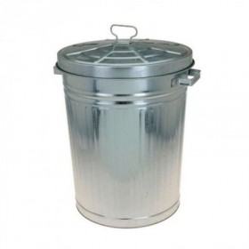 Comprar Cubo Basura Zinc 55 L 41X52 Cm  Importacion 31109 al Mejor Precio